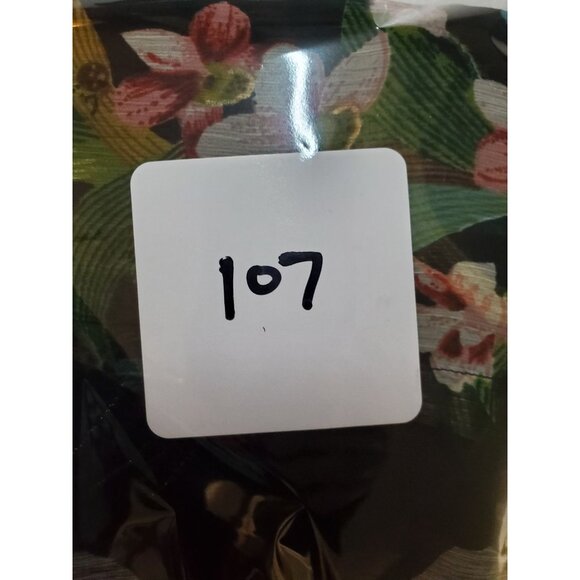 Alberto Makali Sheer Tunic Top Women Size XL Floral Beaded Art Boho Lagenlook - Picture 12 of 12